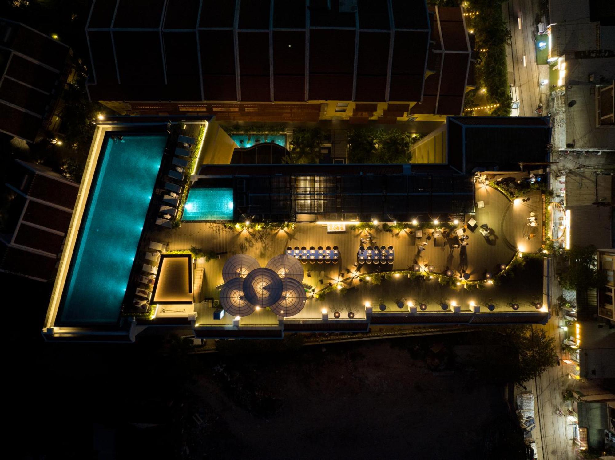 Bel Marina Hoi An Resort Dış mekan fotoğraf Aerial view of the hotel
